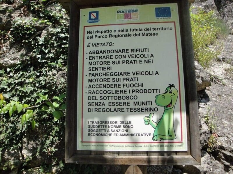 REGOLE DA RISPETTARE cipresseta di fontegreca